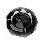 Silent Seeds Crystal Glass Ashtray