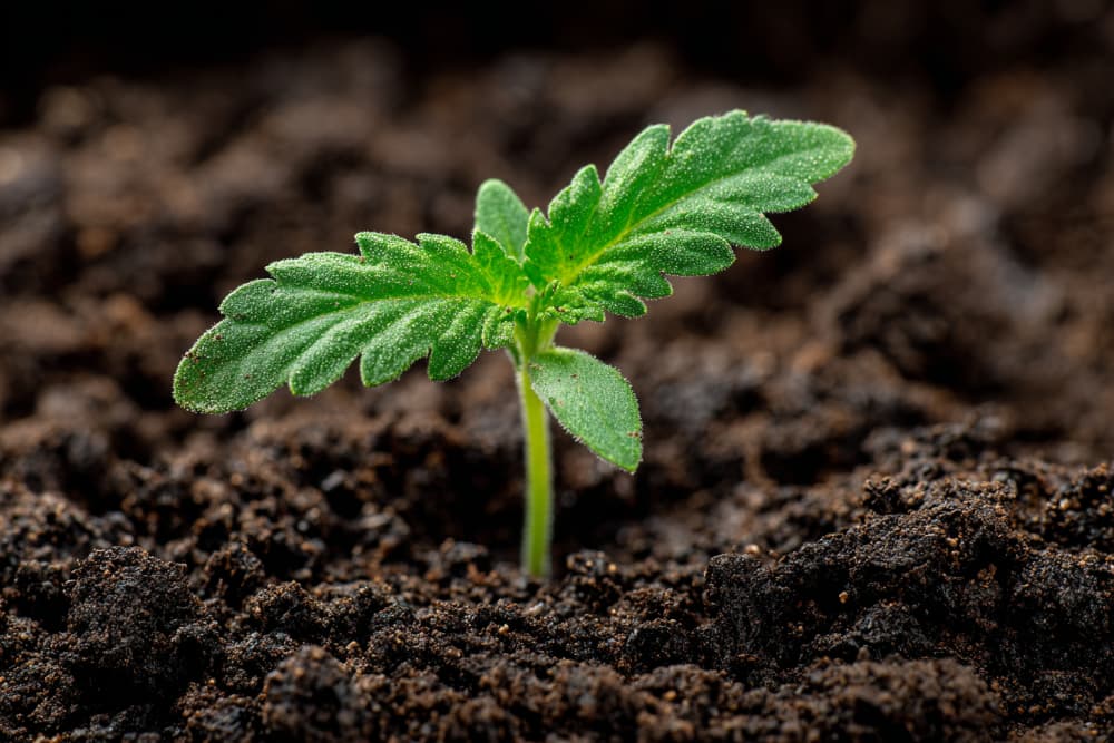 dirt cannabis germination